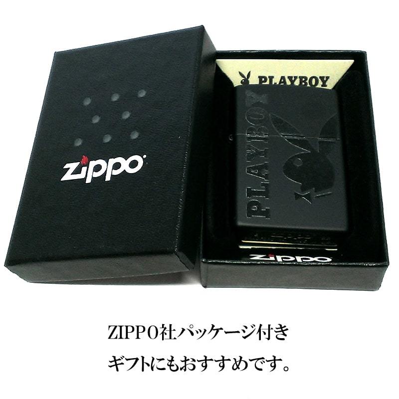 ZIPPO PLAYBOY ジッポー ライター プレイボーイ ブラック 艶消し 黒 おしゃれ かわいい かっこいい 可愛い メンズ プレゼント_画像5