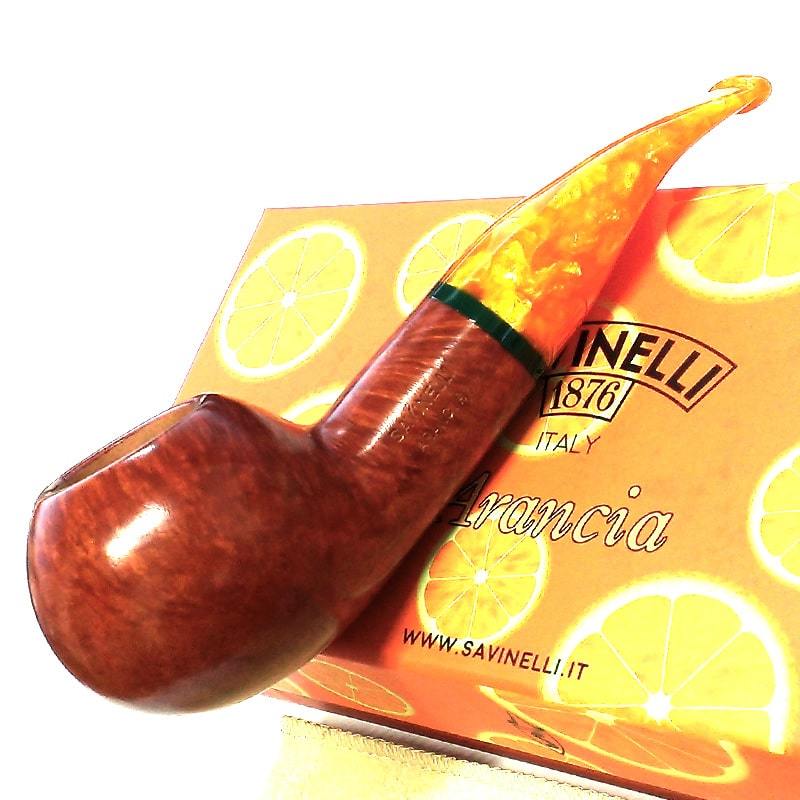 パイプ 喫煙具 SAVINELLI アランシア 320 サビネリ オレンジ おしゃれ イタリア製 パイプ本体 たばこ タバコ 9ミリフィルター_画像2