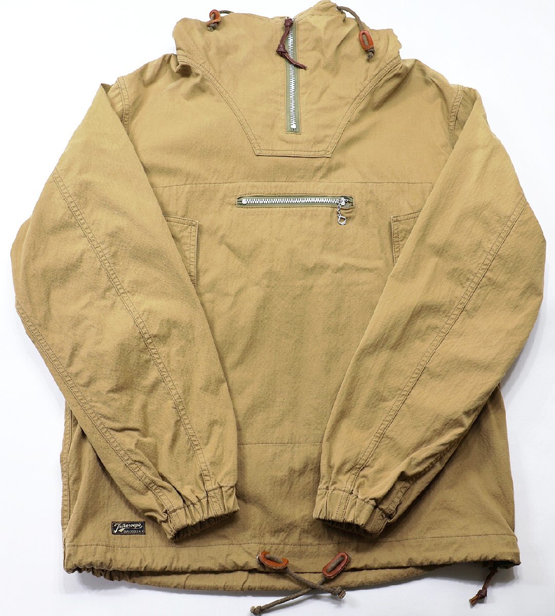 COLIMBO (コリンボ) MINNEWASKA ANORAK / ミネワスカ アノラックパーカー ギャバジン リップストップ ZT-0107 美品 TAN size L_画像1