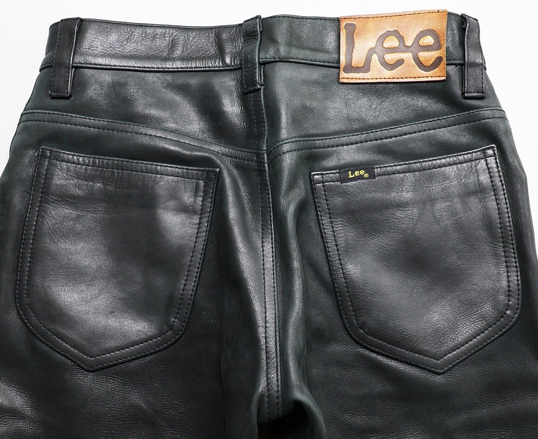 Lee Riders (リー ライダース) BOOTS CUT LEATHER PANTS / ブーツカット レザーパンツ Lot 15102 ブラック w28_画像6
