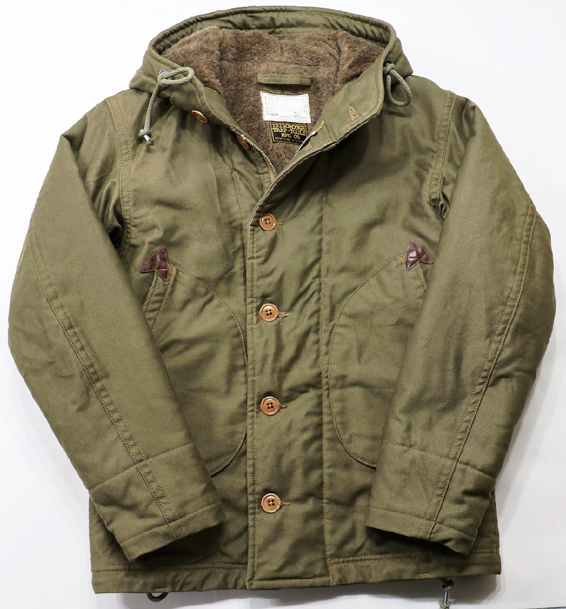 COLIMBO (コリンボ) OBSERVER PARKA AMEND #2 / オブザーバーパーカー ZR-0125 美品 オリーブ size 34 / デッキジャケット / N-1_画像1