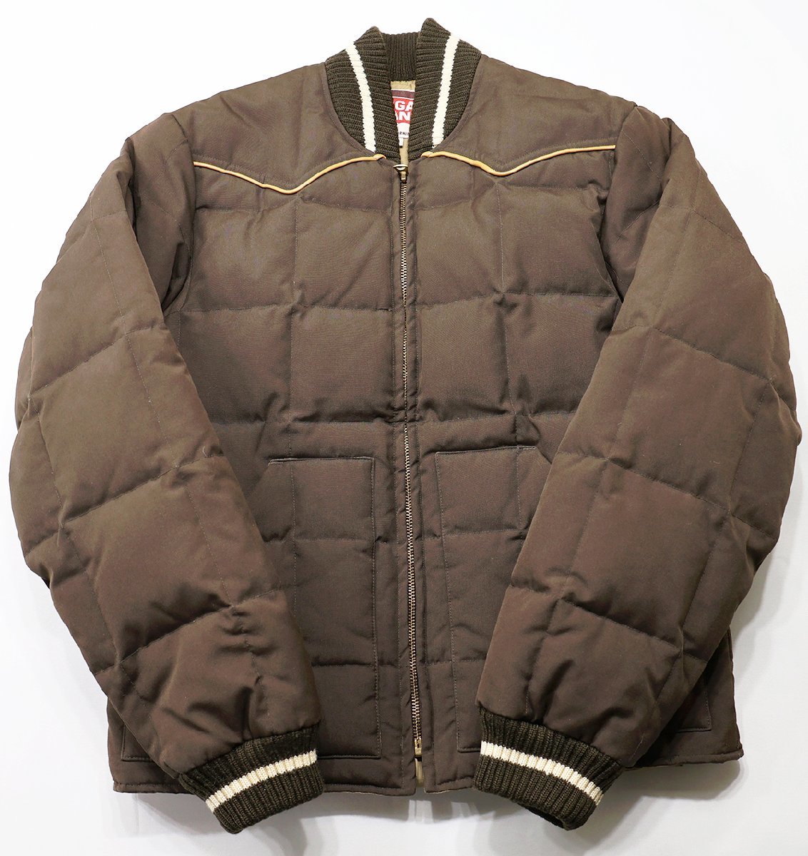 SugarCane (シュガーケーン) Western York Down Jacket / ウエスタンヨーク ダウンジャケット sc10751 美品 ブラウン size S_画像1