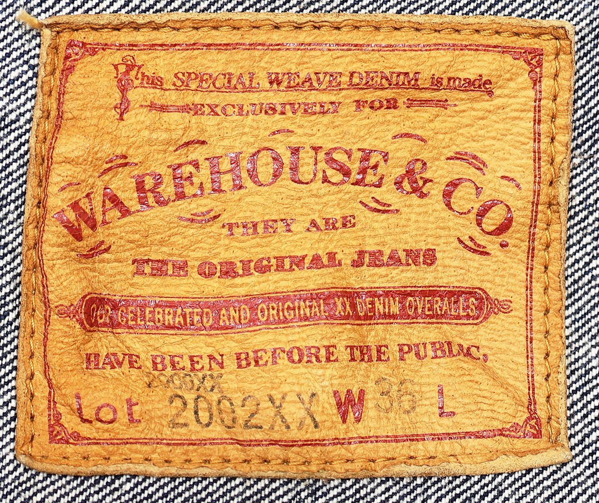 Warehouse ( Warehouse ) Lot 2002XX(2000XX) 1953MODEL DSB / Second Denim жакет неиспользуемый товар голубой прекрасный товар size 36