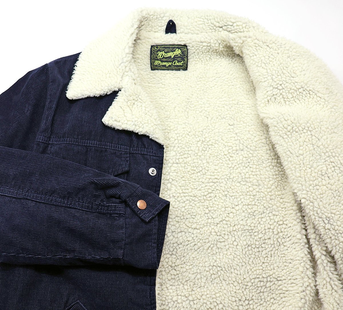 WRANGLER (ラングラー) WRANGE COAT / コーデュロイ ボアコート WM1870 ネイビー size L / ランチコート_画像4