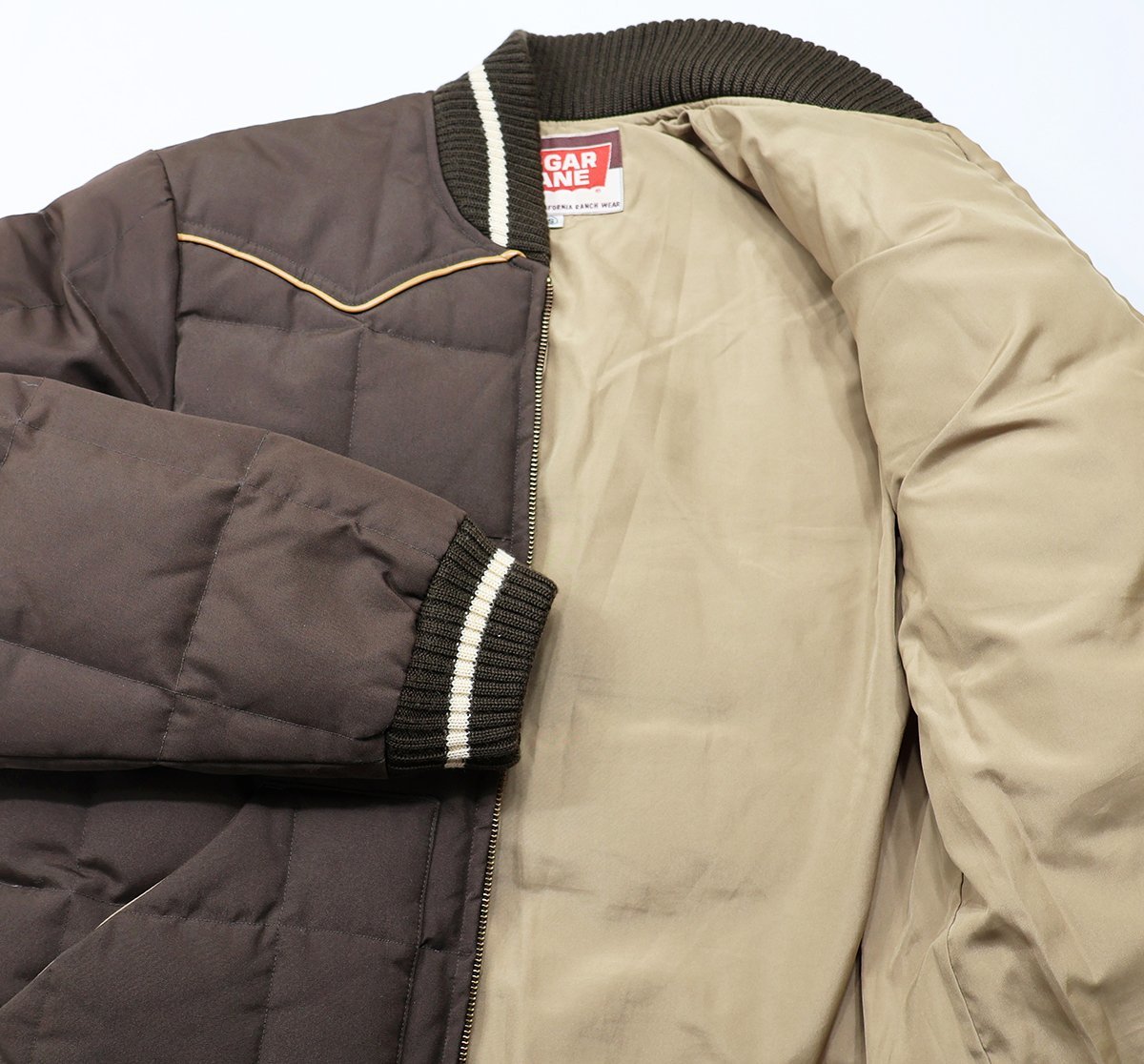 SugarCane (シュガーケーン) Western York Down Jacket / ウエスタンヨーク ダウンジャケット sc10751 美品 ブラウン size S_画像3