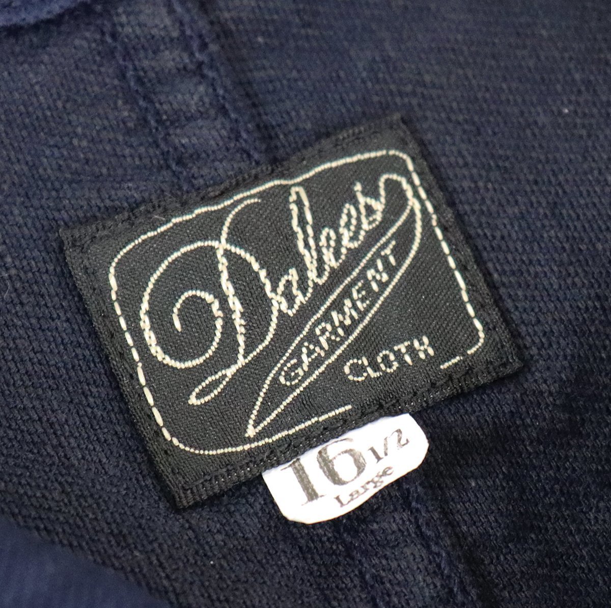 DALEE'S&Co (ダリーズアンドコー) Jelico...20s Jelico shirt / ジェルトクロス ワークシャツ 未使用品 size 16.5(L) / デラックスウエアの画像7