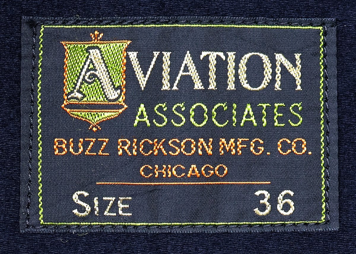 BuzzRickson's (バズリクソンズ) AVIATION ASSOCIATES / N-1 CIVILIAN MODEL デッキジャケット シビリアンモデル BR15346 未使用品 size36_画像8