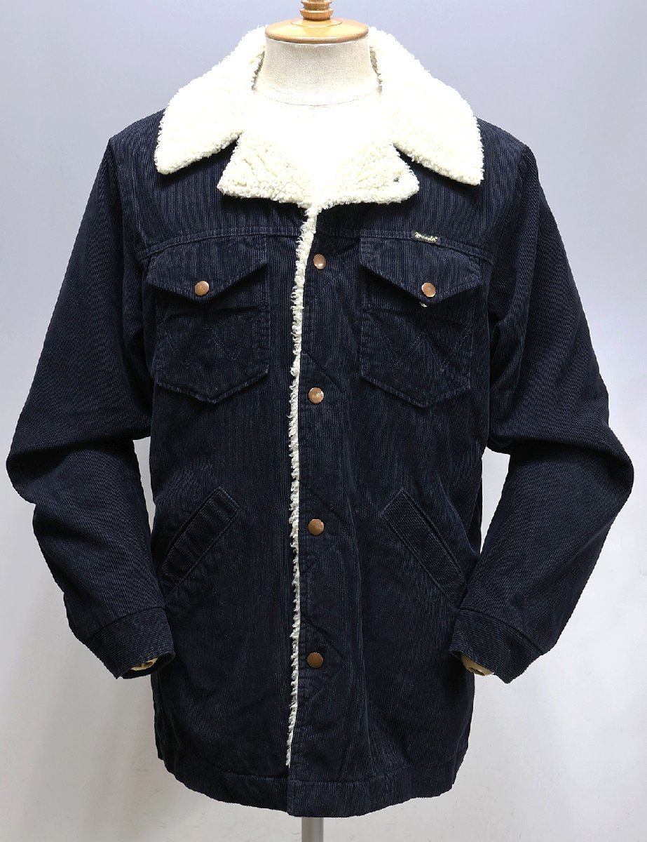 WRANGLER (ラングラー) WRANGE COAT / コーデュロイ ボアコート WM1870 ネイビー size L / ランチコート_画像1