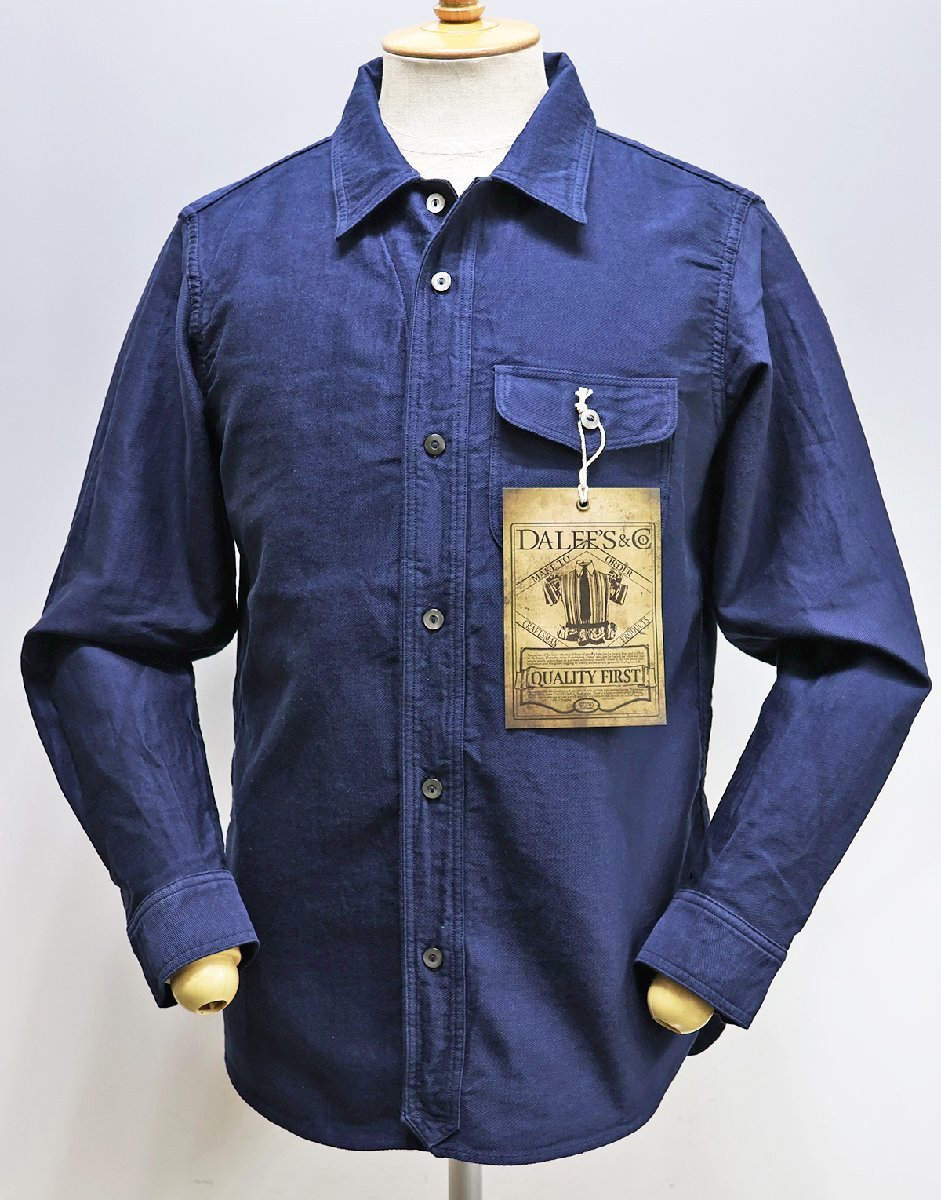 DALEE'S&Co (ダリーズアンドコー) Jelico...20s Jelico shirt / ジェルトクロス ワークシャツ 未使用品 size 16.5(L) / デラックスウエアの画像2