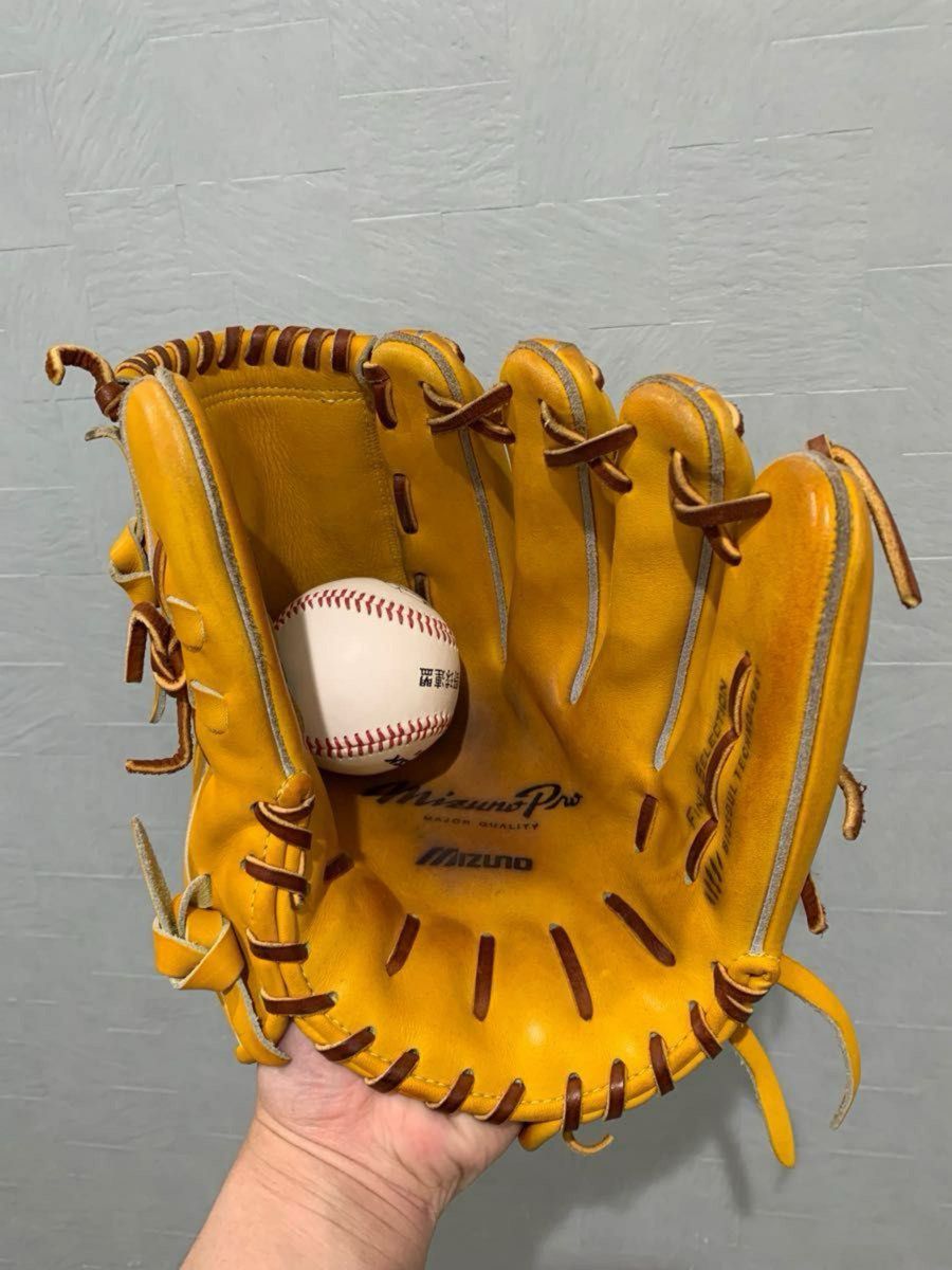 貴重 ミズノプロ MIZUNO Pro 最高級 極美品 硬式 投手用 旧ロゴ 貴重 ミズノプロ MIZUNO Pro 最高級 極美品 硬式 投手用 旧ロゴ