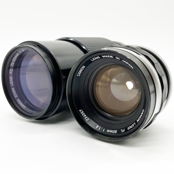 □ダブルレンズの極上品 CANON キャノン FTb QL レンズ交換式 □ダブルレンズの極上品 CANON キャノン FTb QL レンズ交換式