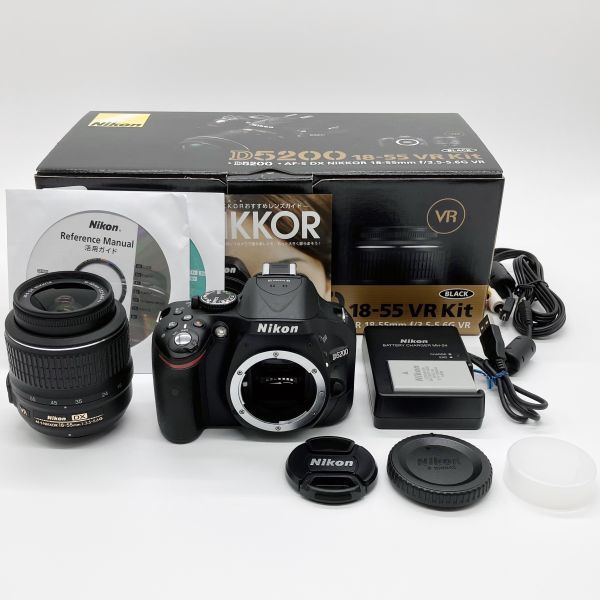 ■元箱付きの極上品 Nikon ニコン デジタル一眼レフカメラ D5200 レンズキット_画像1