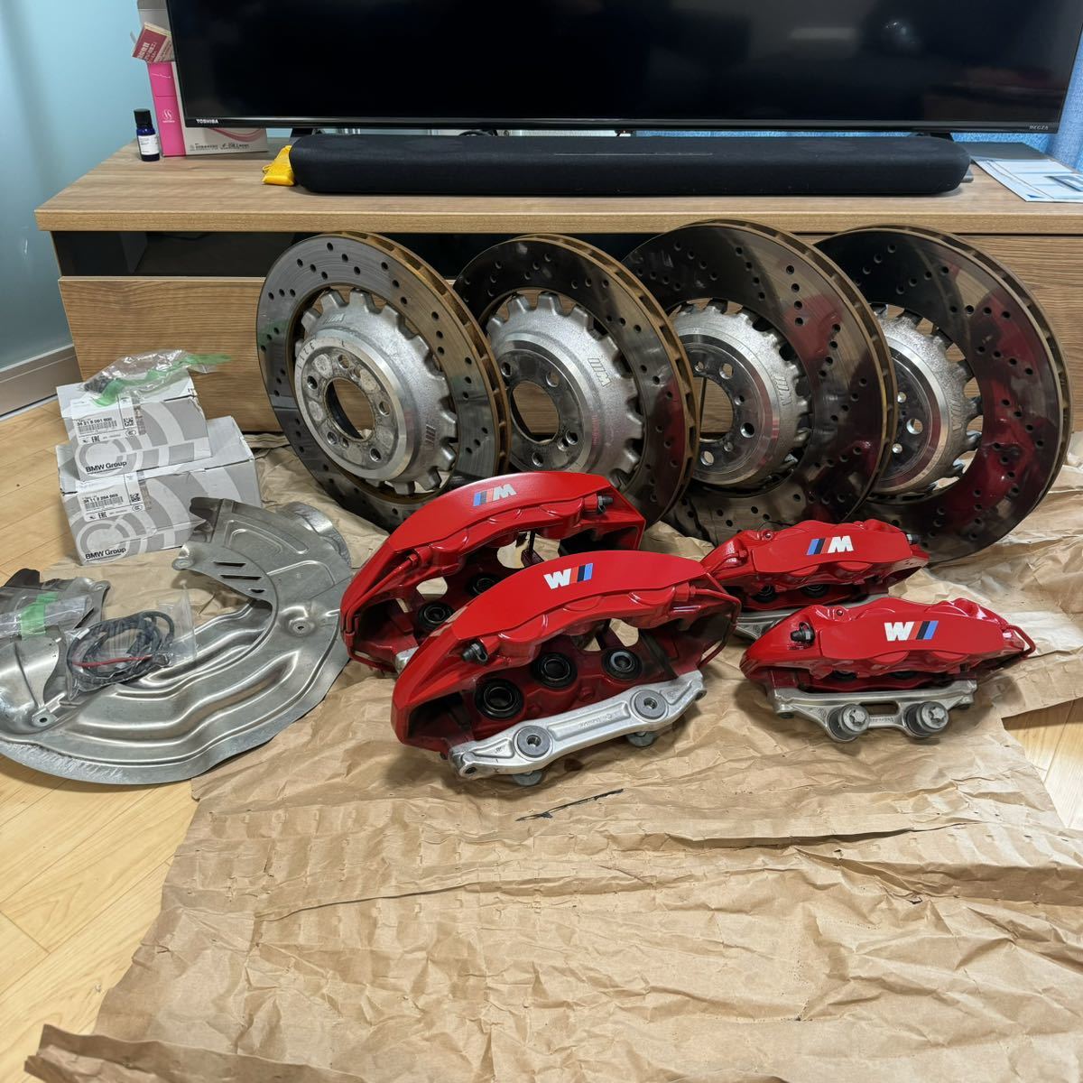 BMW F80 F82 F87 M3 M4 M2 M Performance brake Brembo made 