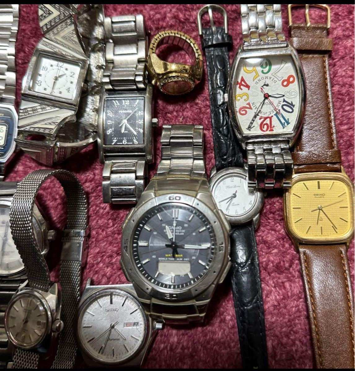 腕時計 まとめ メンズ レディース ブランド SEIKO CASIO など シルバー クオーツ デジタル アナログ_画像5