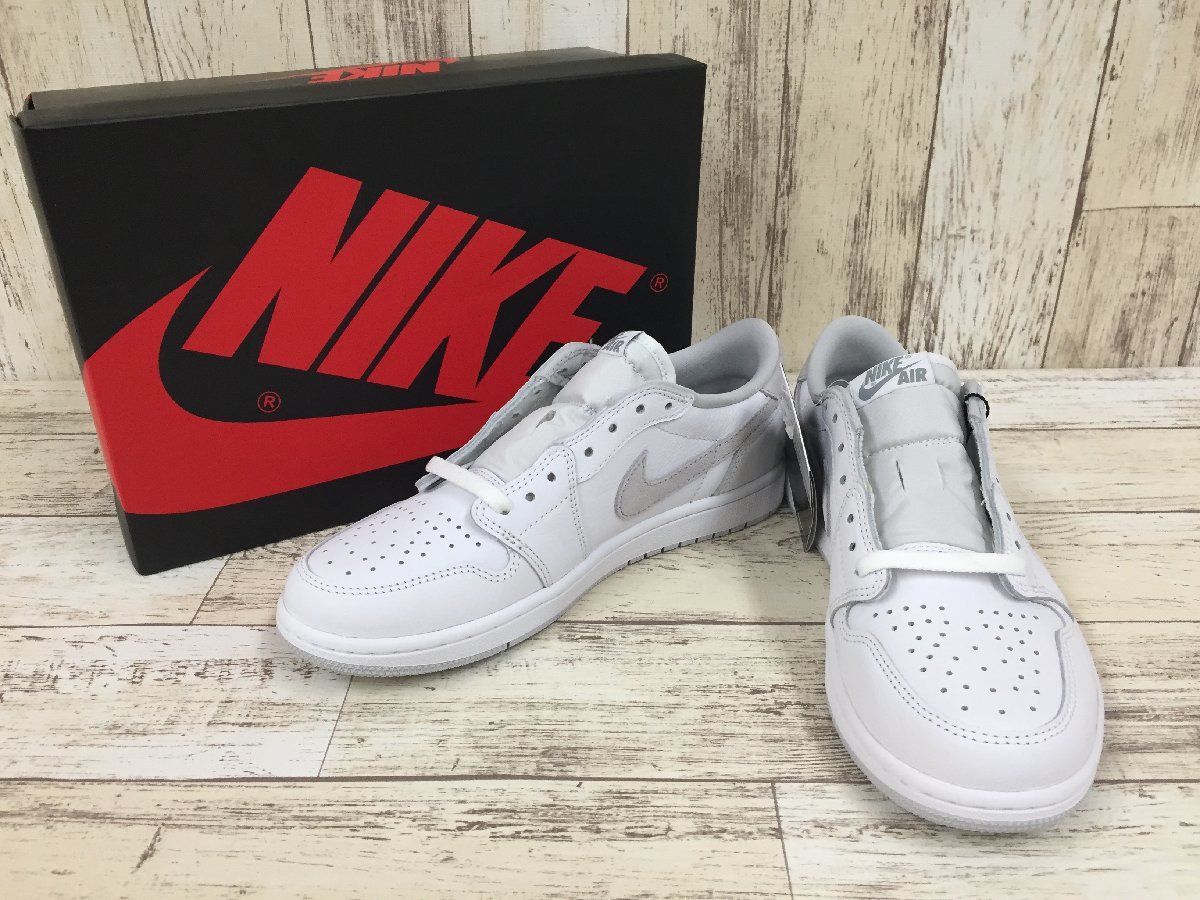 148BH NIKE AIR JORDAN 1 LOW OG CZ0790-100 ナイキ エアジョーダン【中古・美品】_画像1