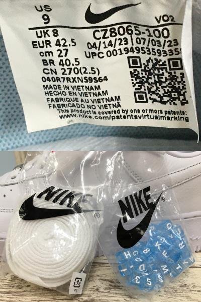 148B NIKE WMNS AIR FORCE 1 LOW SP CZ8065-100 ナイキ エアフォース【未使用】_画像9