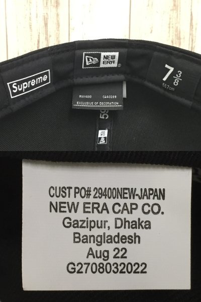 143A Supreme 22AW Devil S Logo NEWERA CAP シュプリーム キャップ【中古】_画像8