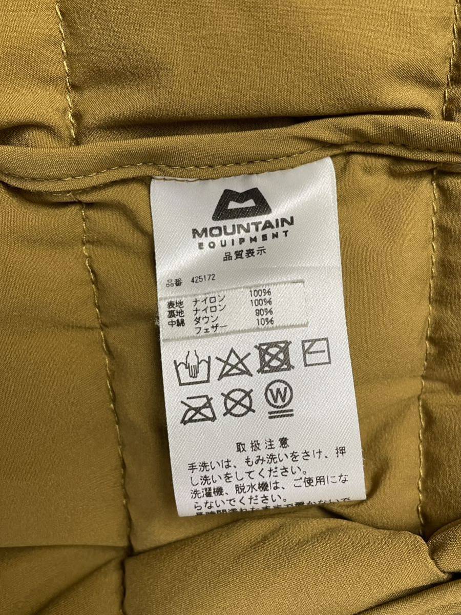 MOUNTAIN EQUIPMENT マウンテンイクイップメント インナーダウン ダウンジャケット_画像7