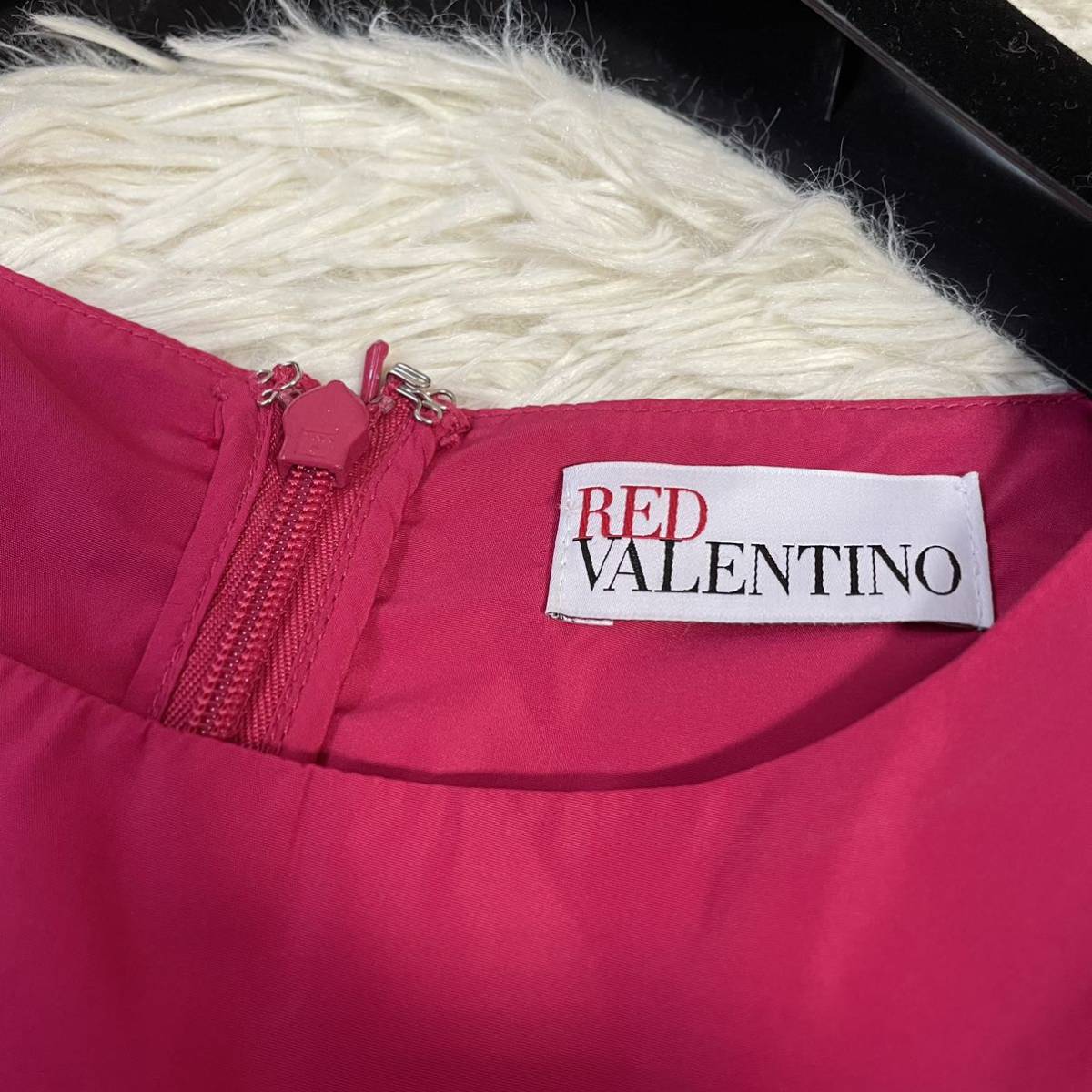 【美品】RED VALENTINO ティアードフリルドレスワンピース_画像4