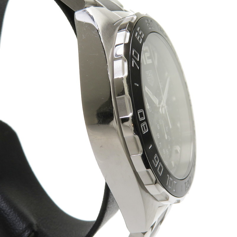 TAG HEUER/タグホイヤー CAZ1011 フォーミュラ１ クロノグラフ 腕時計 ステンレススチール クオーツ グレー メンズの画像3