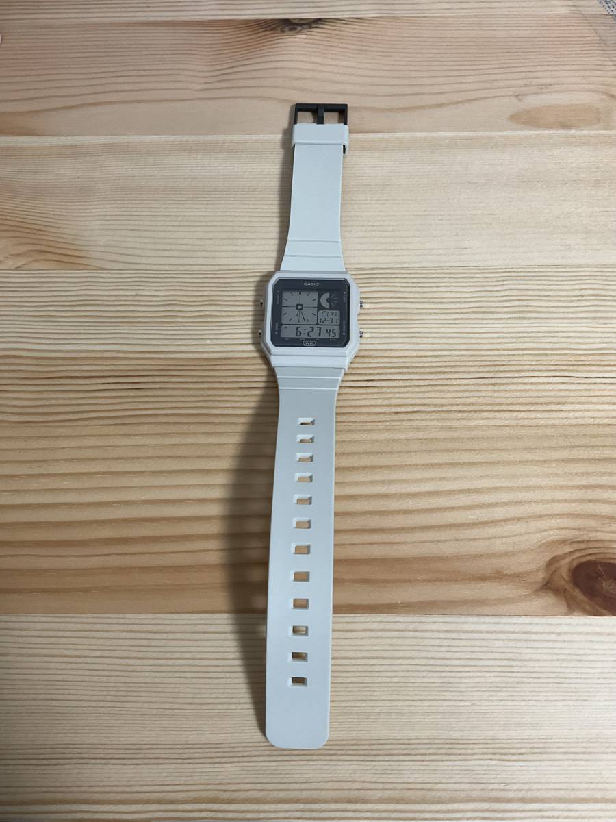 CASIO カシオ 腕時計 LF-20W-8AJF アイボリー_画像1