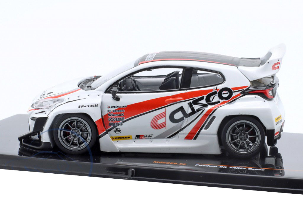 イクソ 1/43 トヨタ GR ヤリス パンデム クスコ 2020 RHD IXO Toyota Yaris Pandem Cusco ワイドボディ ミニカー_画像4