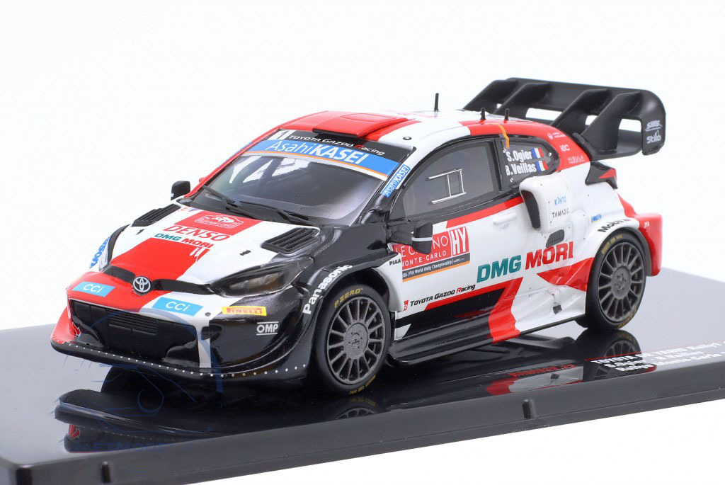  Ixo 1/43 Toyota GR Yaris WRT Monte Carlo Rally 2022 #1 S.Ogier / B.Veillas IXO TOYOTA YARIS WRC миникар 