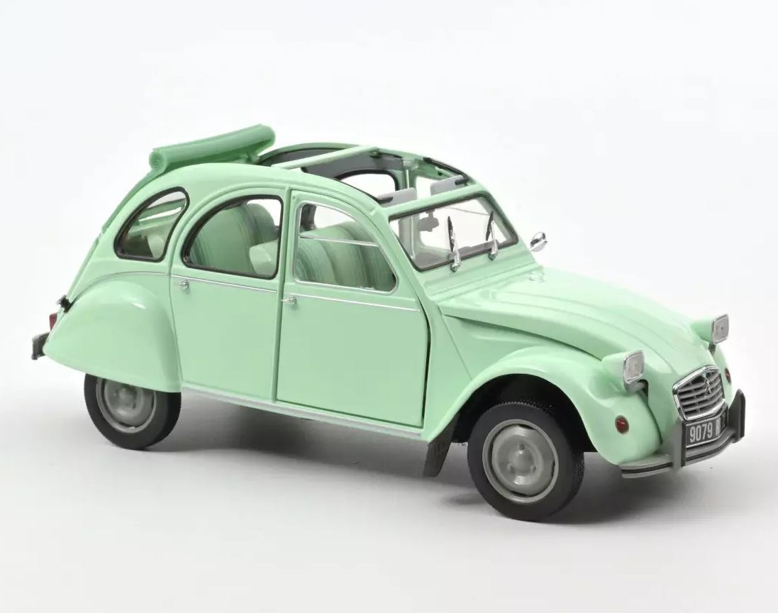 ノレブ 1/18 シトロエン 2CV 6 クラブ 1982 グリーン NOREV CITROEN 2CV 6 Club Jade Green ミニカー_画像1