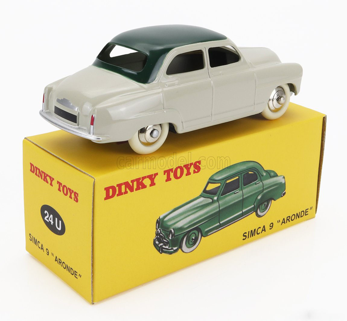 DINKY TOYS 1/43 ディンキー シムカ 9 アロンド 1953 グレー SIMCA 9 ARONDE 復刻版 ミニカー_画像2