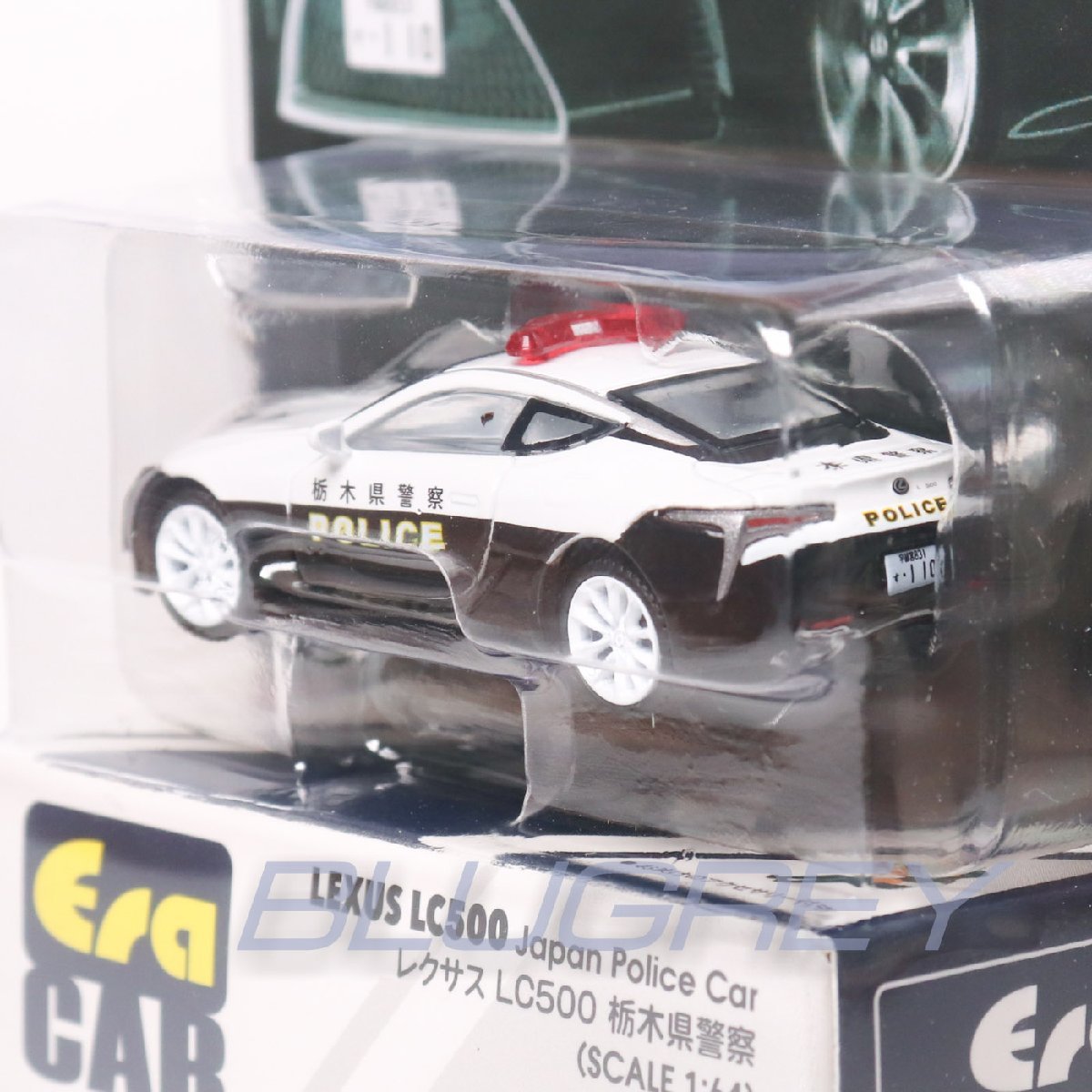 【レア！チェイス】エラカー 1/64 レクサス LC500 栃木県警察 パトカー 婦警フィギア付き Era Car LEXUS LC 500 Japan Police Car_画像4