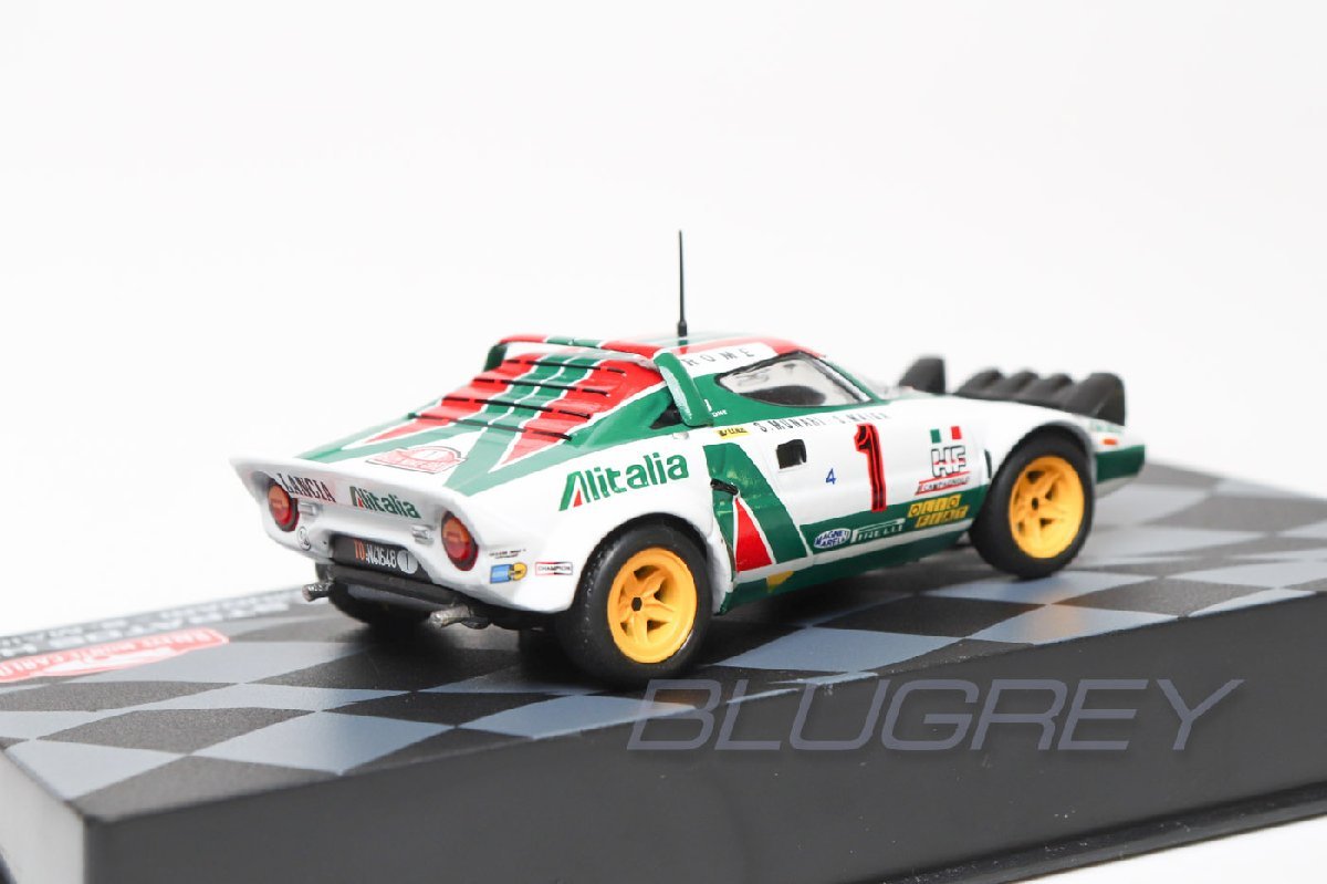 【アウトレット】アルタヤ 1/43 ランチャ ストラトス 1977 モンテカルロラリー #1 ムナリ / マイガ LANCIA STRATOS ALTAYA アシェット_画像4