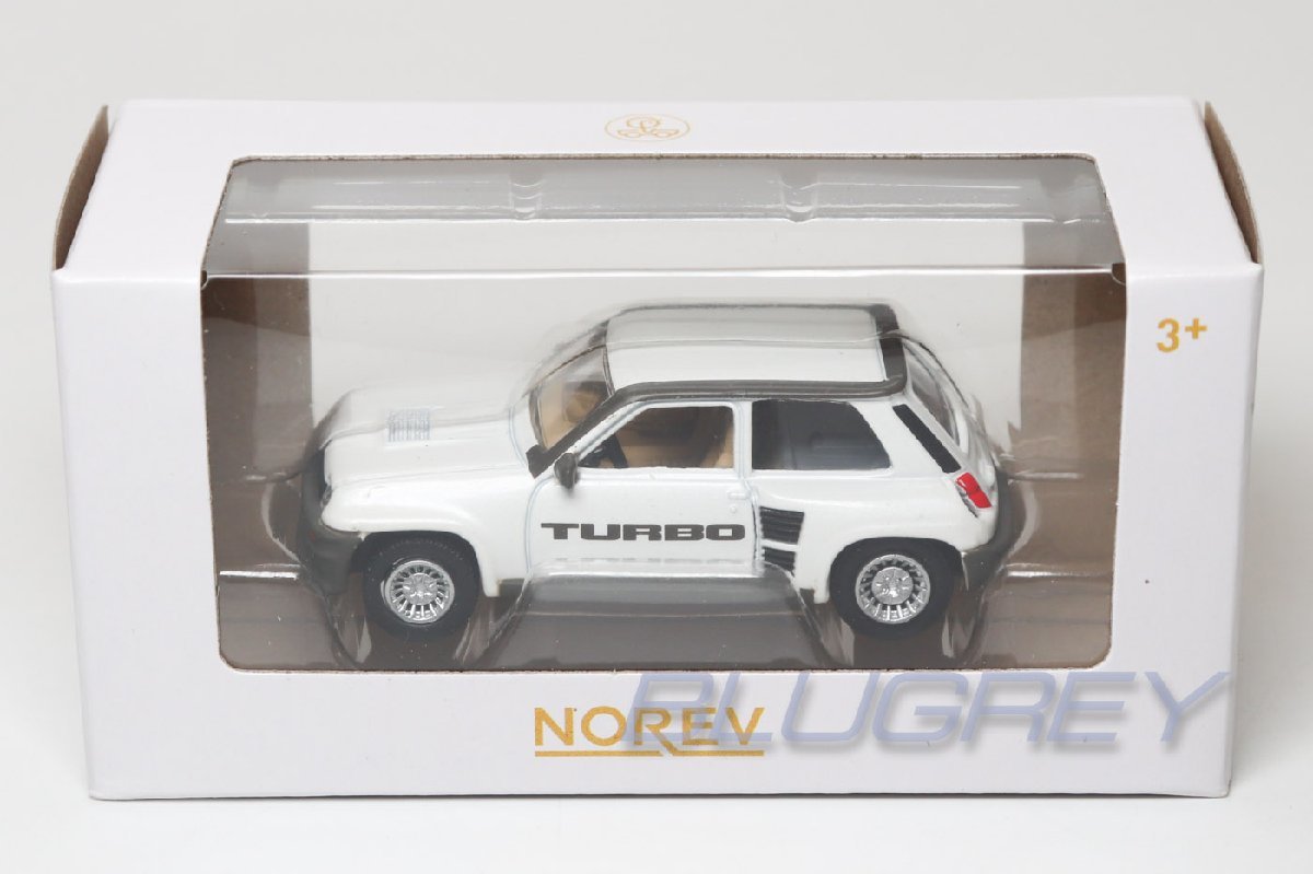 ノレブ 1/54 ルノー R5 ターボ 1981 パールホワイト NOREV RENAULT R5 TURBO 310932_画像4