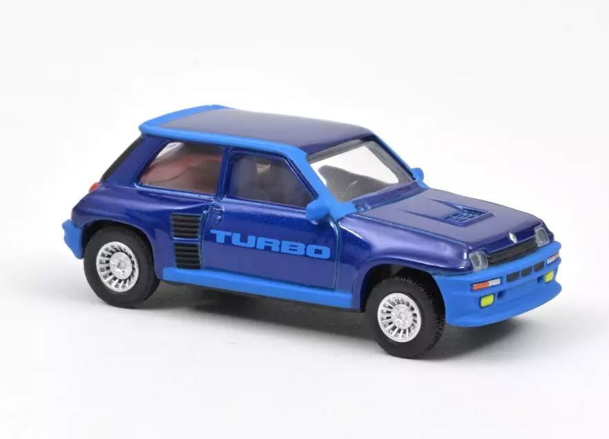  Norev 1/54 Renault R5 turbo 1980 blue NOREV RENAULT R5 TURBO minicar 
