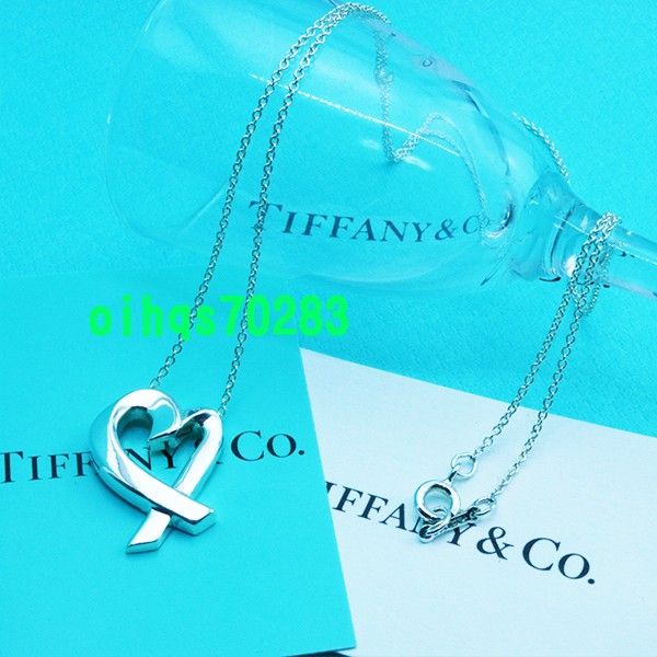 新品　未使用 TIFFANY &Co. ティファニー ラビングハートネックレスBIG