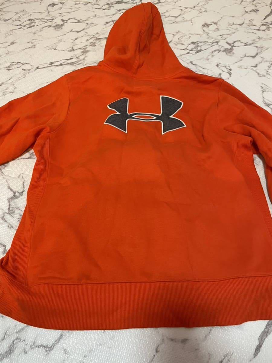 ★UNDER ARMOUR アンダーアーマー パーカー ジップパーカー フルジップ ジップアップ メンズ　XXLサイズ_画像6