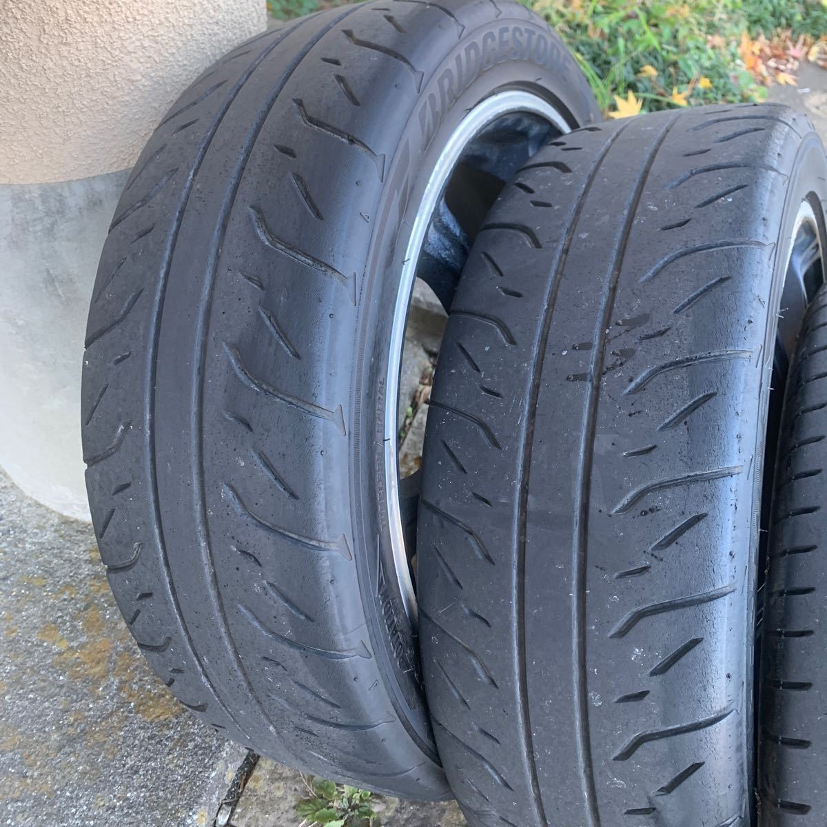 レイズ グラムライツ 57MZ 15×5J +45 pcd 100 4h 165/50R15 ポテンザRE-71R RE003 アドレナリン RAYS POTENZA BS ブリヂストン HA24S_画像7