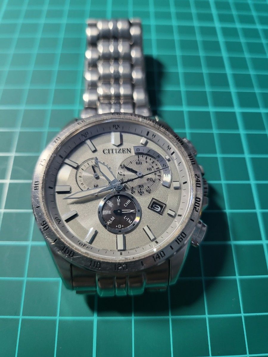 CITIZEN シチズン エコドライブクロノグラフ 電波ソーラー E610 CITIZEN シチズン エコドライブクロノグラフ 電波ソーラー E610