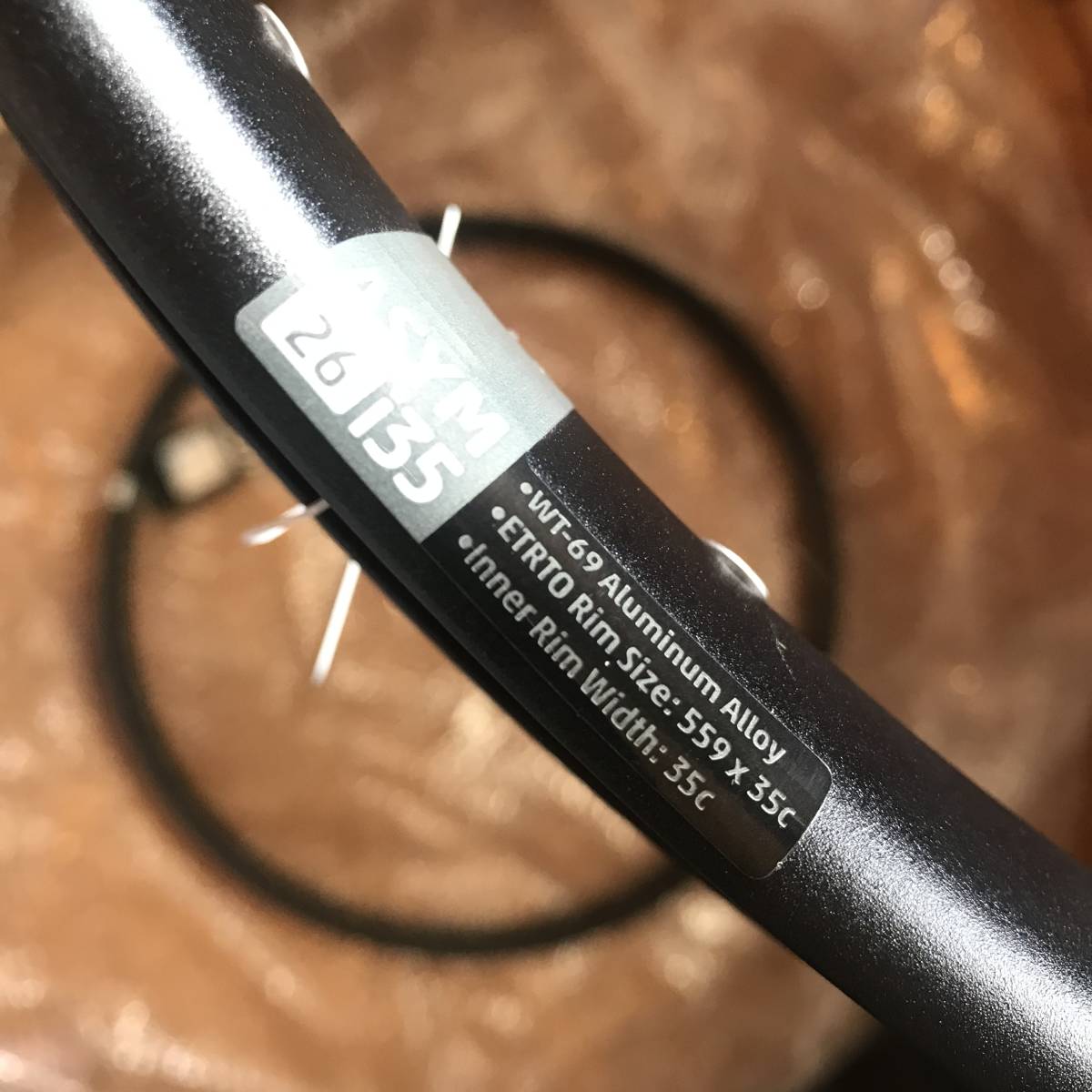 Bibian 比比昂- 新品未使用WTB ASYM 26 i35 Rim 32H MTB 26 Bibian 比比昂- 新品未使用WTB ASYM 26 i35 Rim 32H MTB 26