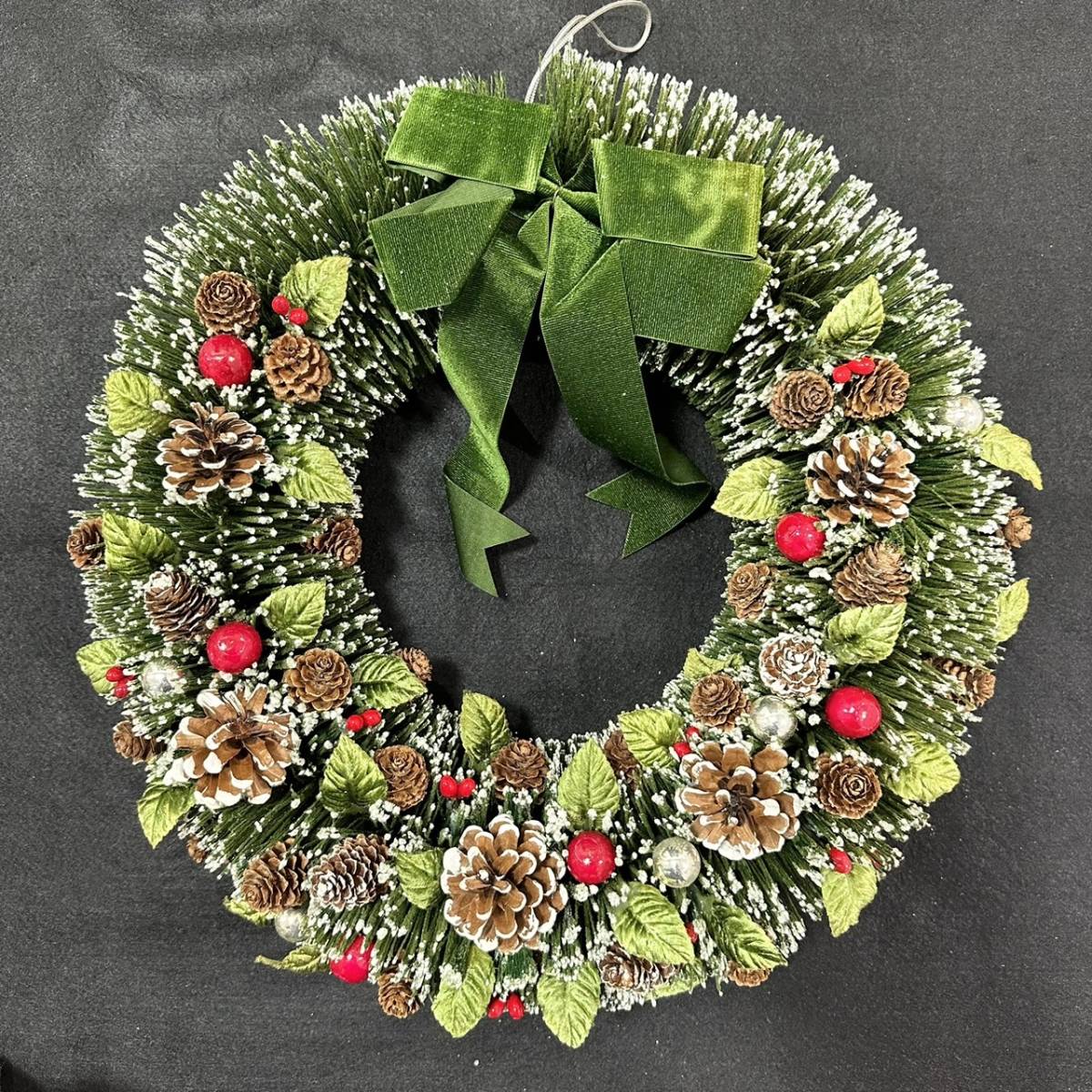 ** Christmas wreath wall decoration entranceway lease approximately 40cm#13433**