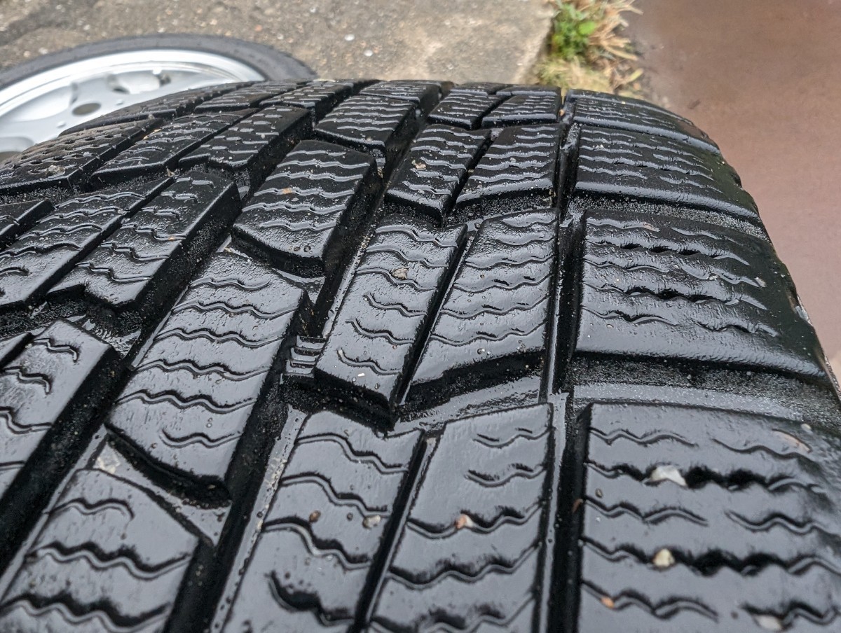 165/55R14 スタッドレスタイヤ　アルミホイール　4本セット　軽自動車　4穴　PCD100 インセット45 5J_画像6