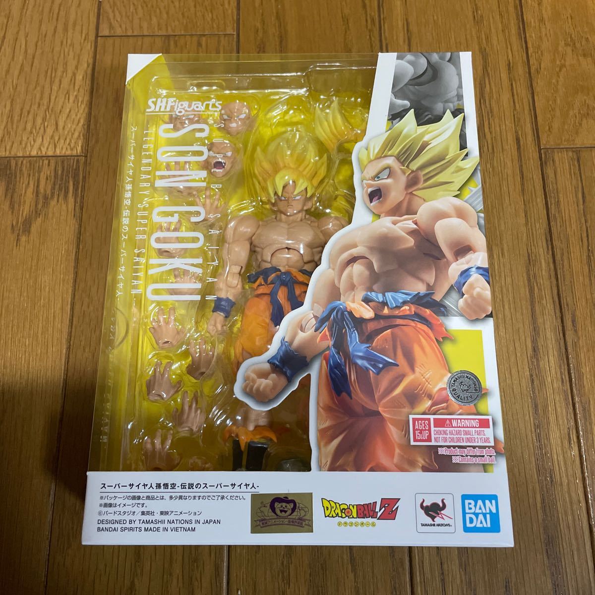 【1円】【未開封】S.H.フィギュアーツ ドラゴンボール スーパーサイヤ人孫悟空 -伝説のスーパーサイヤ人- 約145mm 塗装済み可動フィギュア_画像8