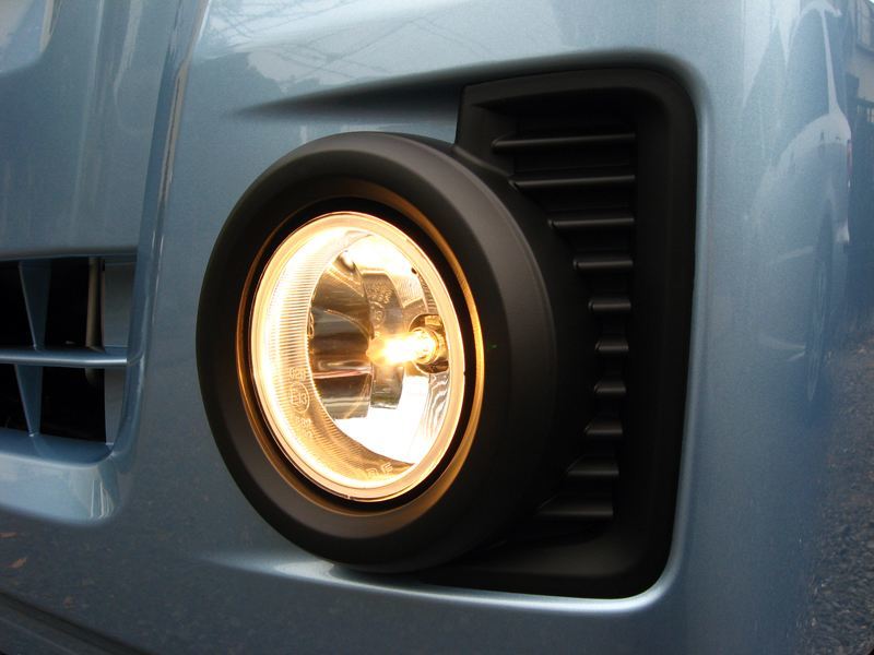 スバル サンバー フォグライトキット スイッチセット クリア 最終型 subaru Sambar fog lamp kit kei truck jdm new Genuine parts _画像1