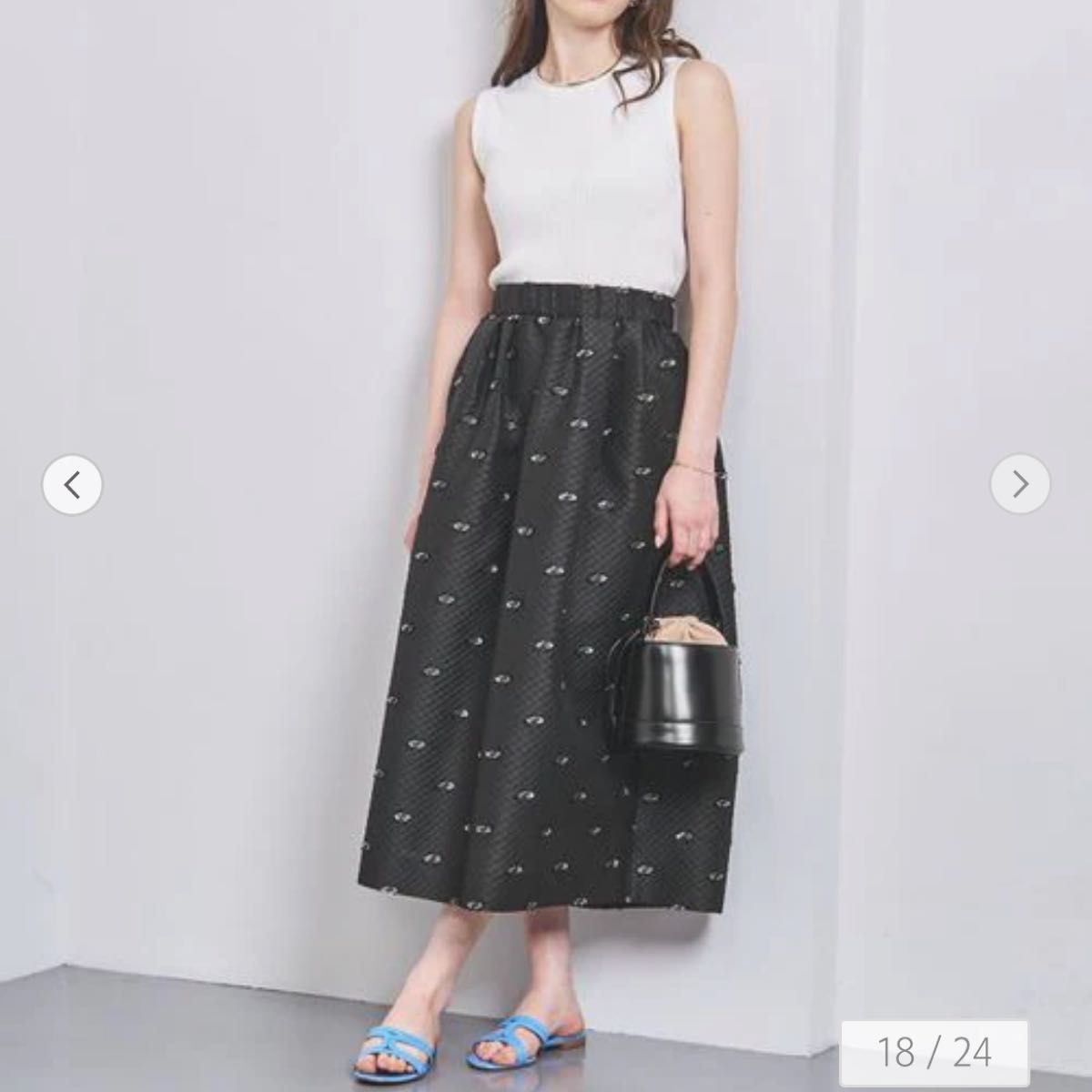 UNITED ARROWS ユナイテッドアローズ カットジャガードスカート UNITED ARROWS ユナイテッドアローズ カットジャガードスカート
