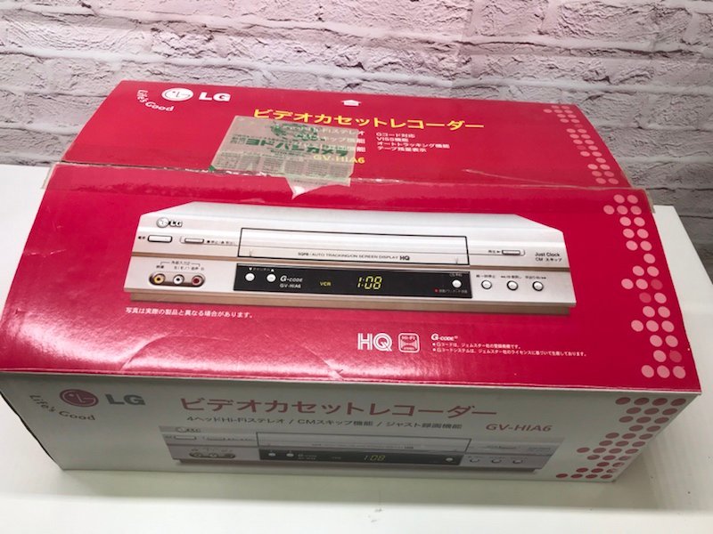 LG ビデオカセットレコーダー GV-HIA6 VHSビデオデッキ 231214RM380279_画像3