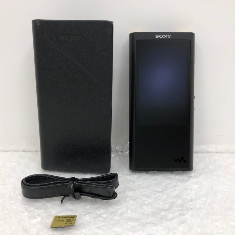 SONY ソニー ウォークマン NW-ZX300 64GB ブラック ポータブルオーディオプレーヤー メモリーカード32GB付き 231113SK170786_画像1