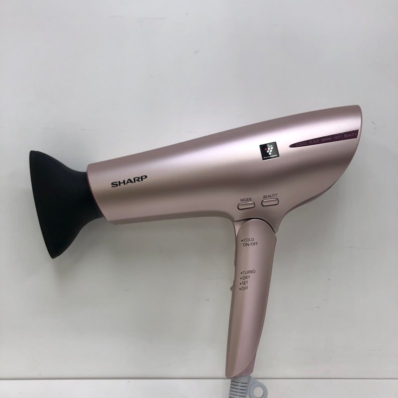 SHARP シャープ ヘアドライヤー IB-JP9 シェルピンクゴールド プラズマクラスター 2022年製 231129SK440034_画像2