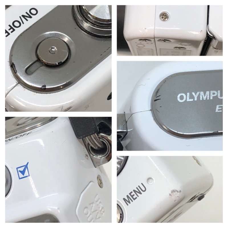 【ジャンク品】 OLYMPUS PEN Lite E-PL3 ミラーレス一眼 オリンパス ホワイト ボディ 231208SK510634_画像7