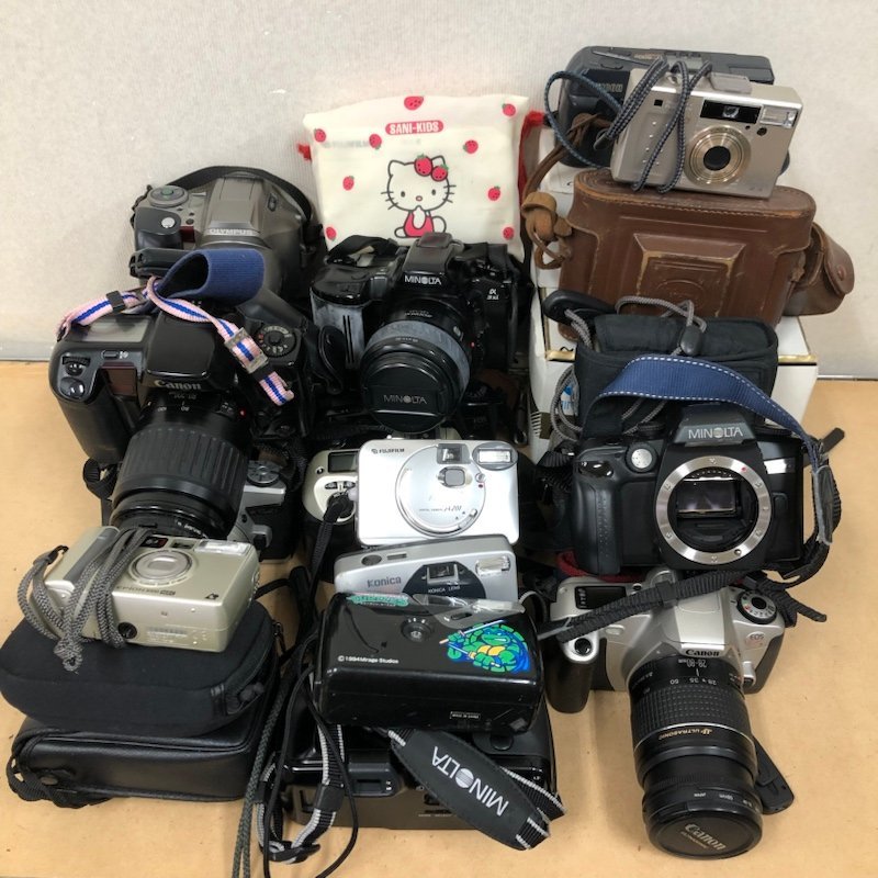 【ジャンク品】フィルムカメラ まとめ売り 約13kg canon Nikon MINOLTA OLYMPUS 他 多数 231114SK500055_画像1