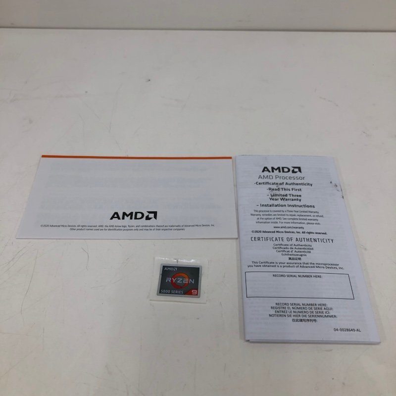 【ジャンク】AMD Ryzen9 5950X 4.9GHz 231214SK300460_画像7