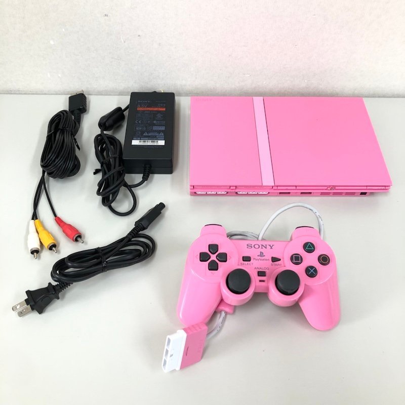 SONY PlayStation2 PS2 プレイステーション2 本体 ピンク SCPH-77000 PK 美品 箱あり 231222SK270485_画像2